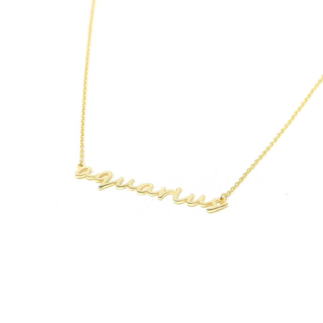 Water Resistant Custom Dainty Name Necklace