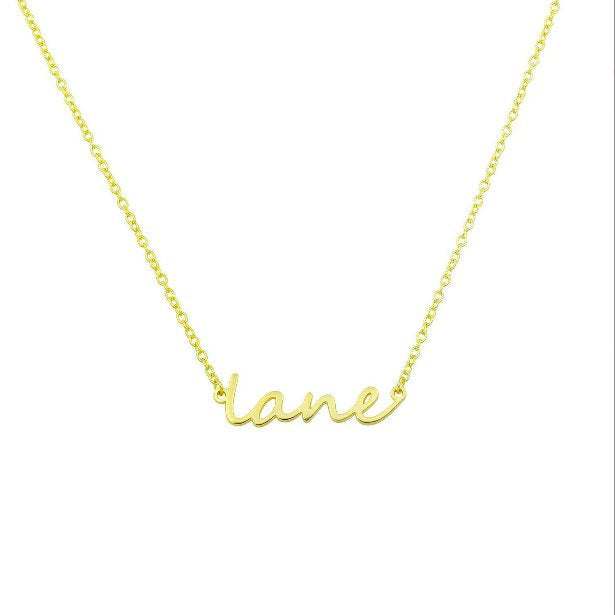 Custom Dainty Name Necklace - Wholesale JEWELRY The Sis Kiss